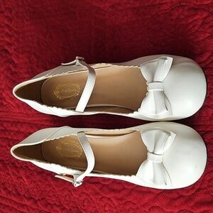 White Mary Janes